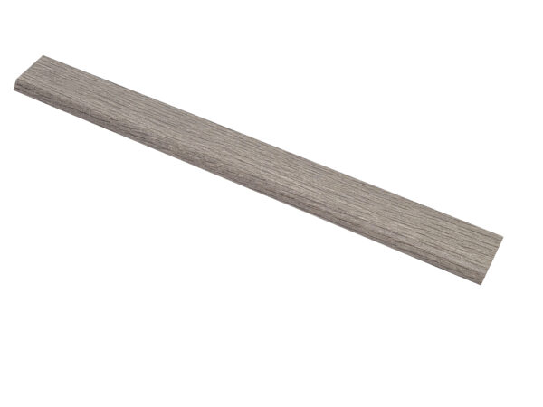Plakplint 240cm gefolied: AC1522, oude eik licht.grijs