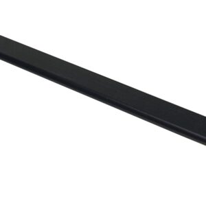 Plakplint 240cm gefolied: AC0199, zwart