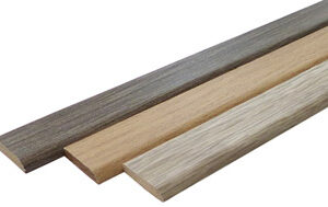 Plakplint 240cm gefolied: AC1716, Eik wit