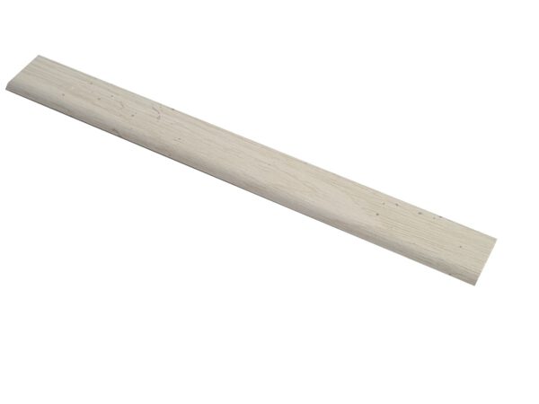 Plakplint 240cm gefolied: AC0880, bianco