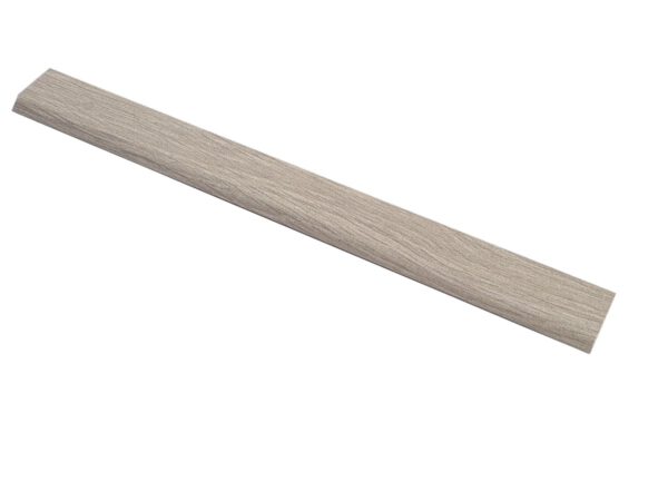 Plakplint 240cm gefolied: AC1805, Zilver es