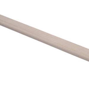 Plakplint 240cm gefolied: AC0842, Eik basis wit