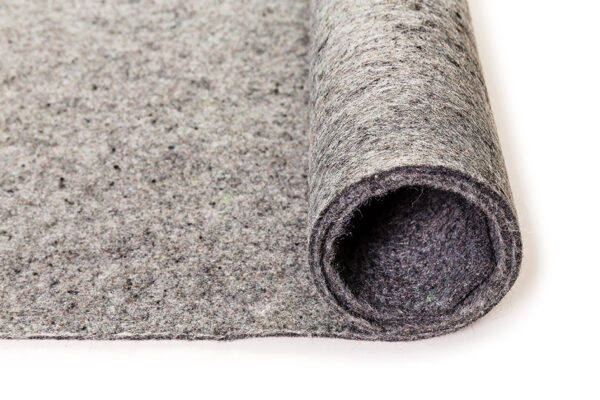 Vilt ondertapijt 200cm pf-basic 6mm, 600gr.