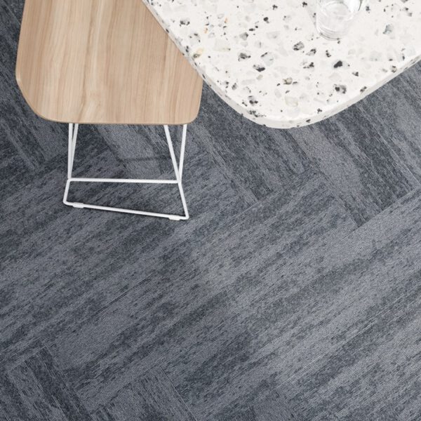 IVC CARPET TILES C040 RUDIMENTS CLAY 569, doos 5m2, 100x25cm, 7,1mm dik - Afbeelding 2