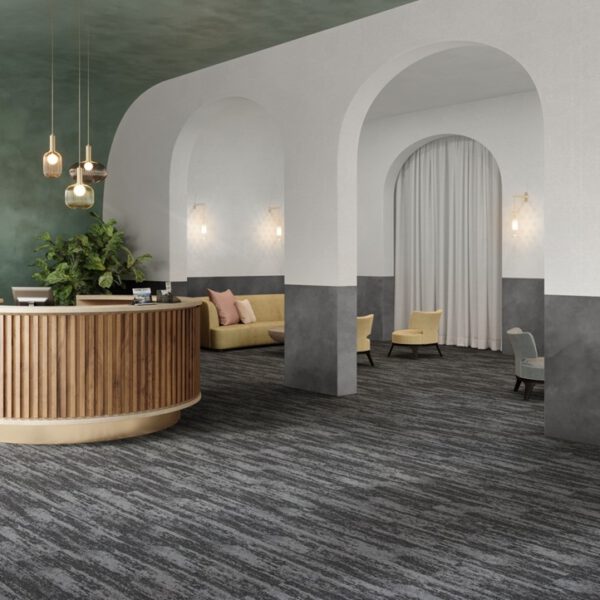 IVC CARPET TILES C040 RUDIMENTS CLAY 959, doos 5m2, 100x25cm, 7,1mm dik - Afbeelding 3