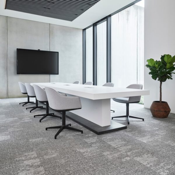 IVC CARPET TILES C243 IMPERFECTION GRIT 911, doos 4m2, 100x25cm, 8,6mm dik - Afbeelding 4