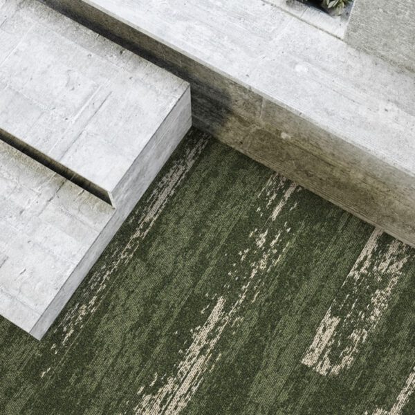 IVC CARPET TILES C051 RUDIMENTS METALLIC CLAY 648, doos 5m2, 100x25cm, 7,1mm dik - Afbeelding 3