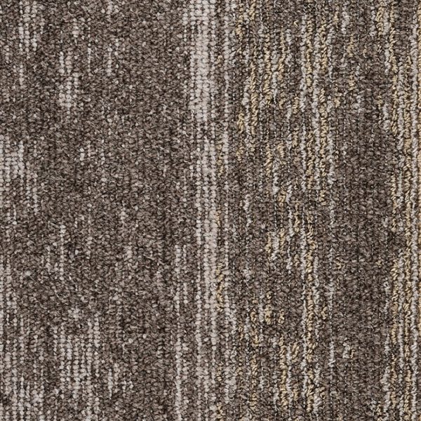 IVC CARPET TILES C051 RUDIMENTS METALLIC CLAY 778, doos 5m2, 100x25cm, 7,1mm dik