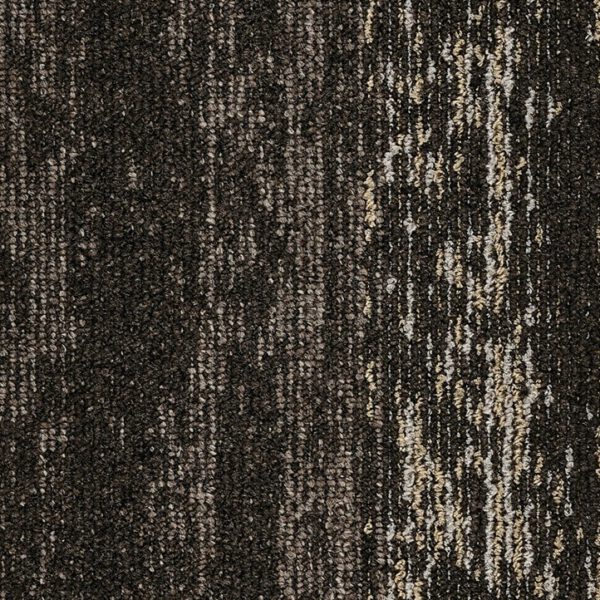 IVC CARPET TILES C051 RUDIMENTS METALLIC CLAY 845, doos 5m2, 100x25cm, 7,1mm dik