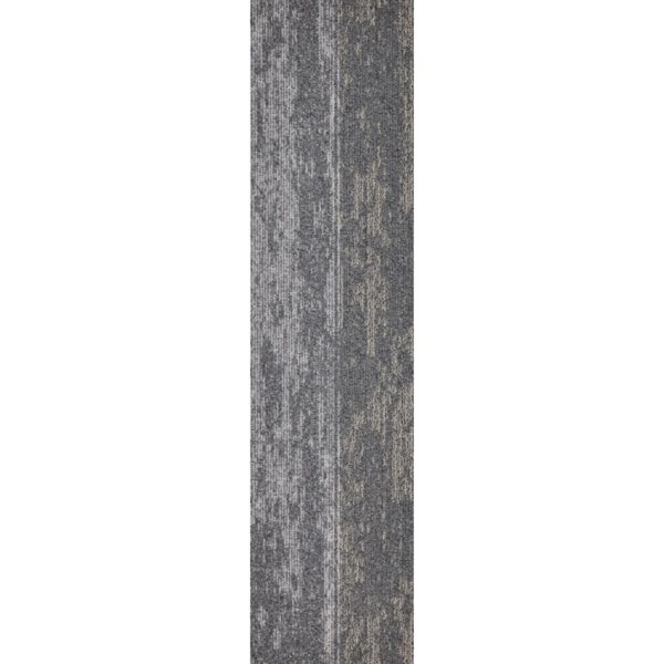 IVC  CARPET TILES C051 RUDIMENTS METALLIC CLAY 919, doos 5m2, 100x25cm, 7,1mm dik - Afbeelding 2