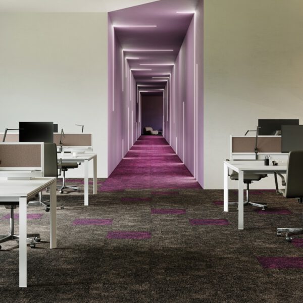 IVC CARPET TILES C047 CONTOUR PERSPECTIVE 848, doos 5m2, 50x50cm, 6,4mm dik - Afbeelding 3