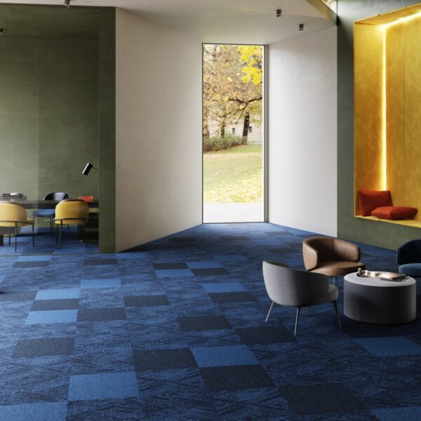IVC CARPET TILES C046 CONTOUR VIEW 575, doos 5m2, 50x50cm, 6,4mm dik - Afbeelding 2