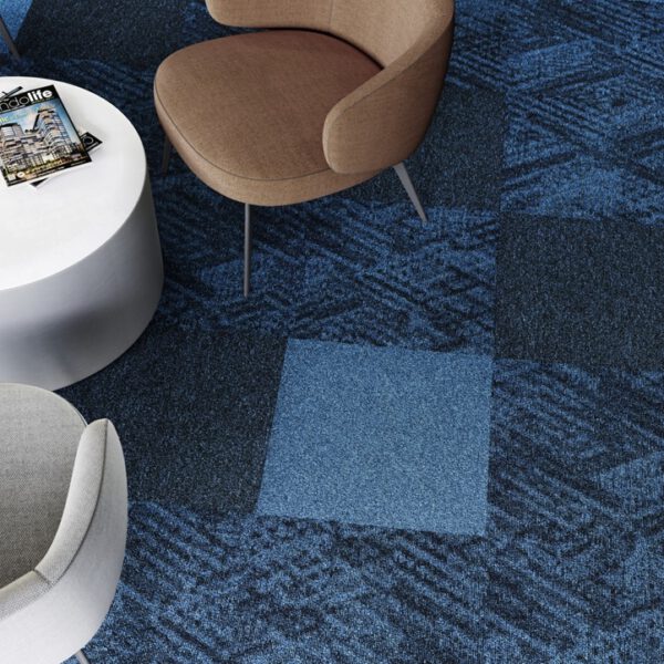 IVC CARPET TILES C046 CONTOUR VIEW 575, doos 5m2, 50x50cm, 6,4mm dik - Afbeelding 3