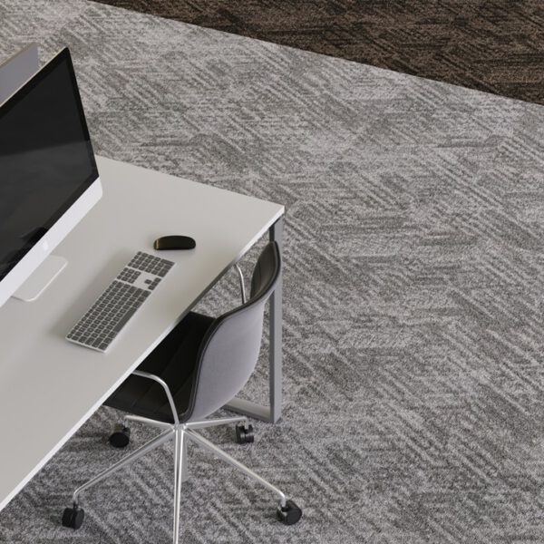 IVC CARPET TILES C046 CONTOUR VIEW 911, doos 5m2, 50x50cm, 6,4mm dik - Afbeelding 2