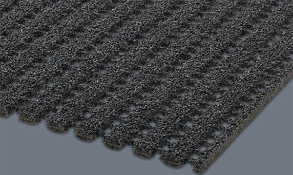 Beautifloor Derby 02 outdoor-/veiligheidsmat, 120cm, basalt