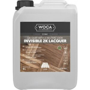 Woca Master Invisible 2K Lak ( glansgraad 3-5 ) inclusief verharder 5liter